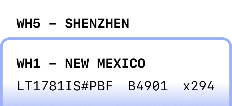 Shipping Label Visual