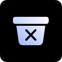 Bin with X Icon